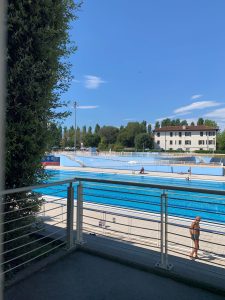 Piscina esterna Palamostre Udine in centro città