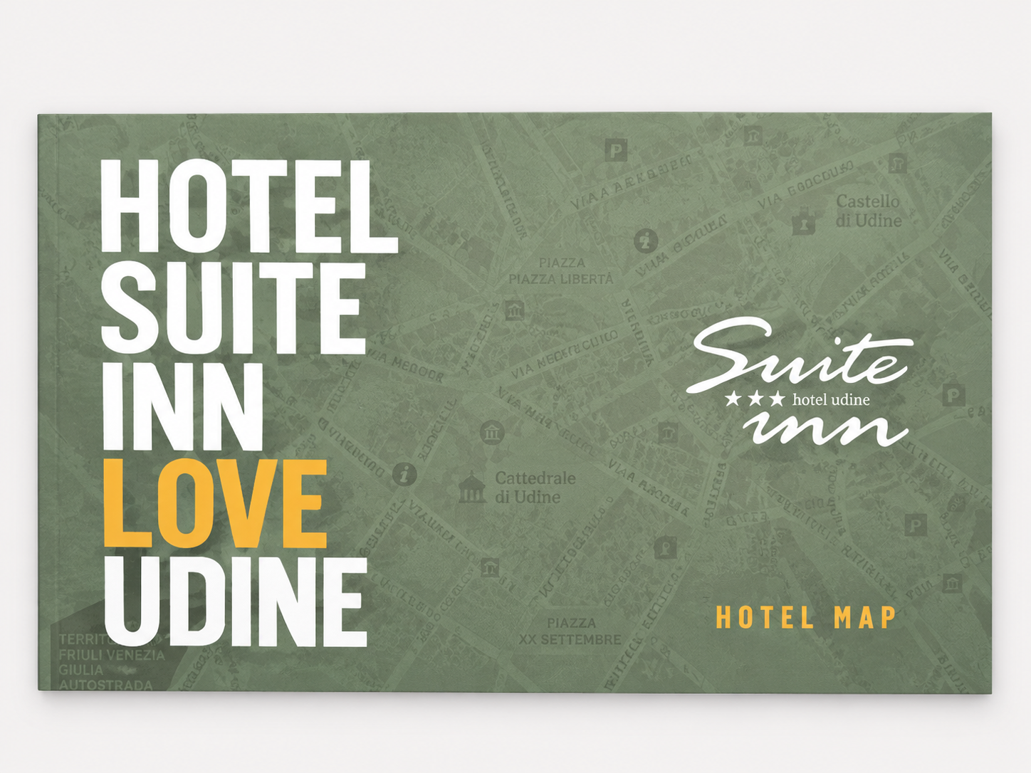 Mappa Hotel Suite Inn Udine